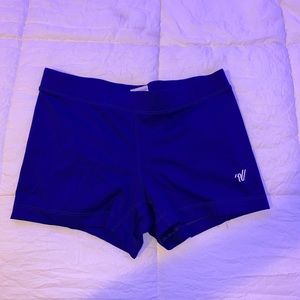 varsity spirit blue spandex